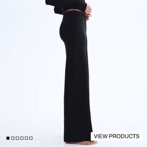 H&M Black Wide Leg Pants
